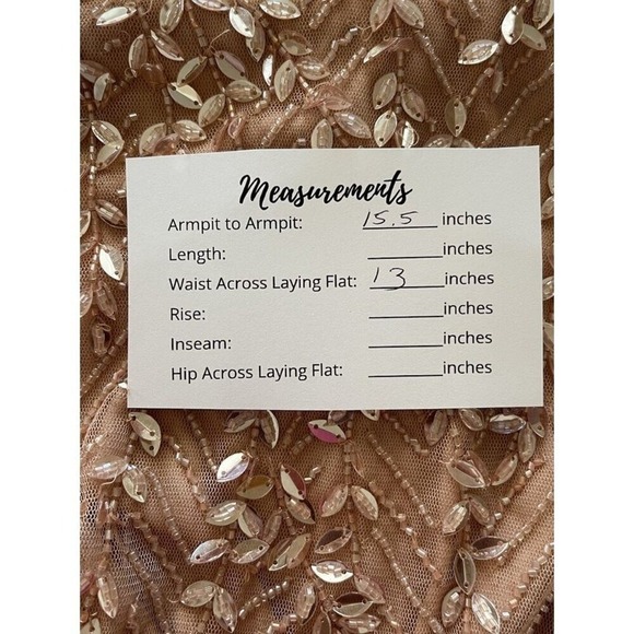 Mac Duggal 35109 Surplice Bodice Embellished Gown Flutter Sleeve Nude Size 6 - Picture 7 of 8